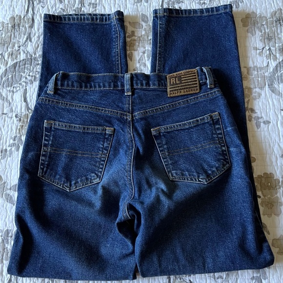 Ralph Lauren Classic Stretch Straight Jeans in Blue Medium Wash • 4 x 29” Inseam - Picture 4 of 8